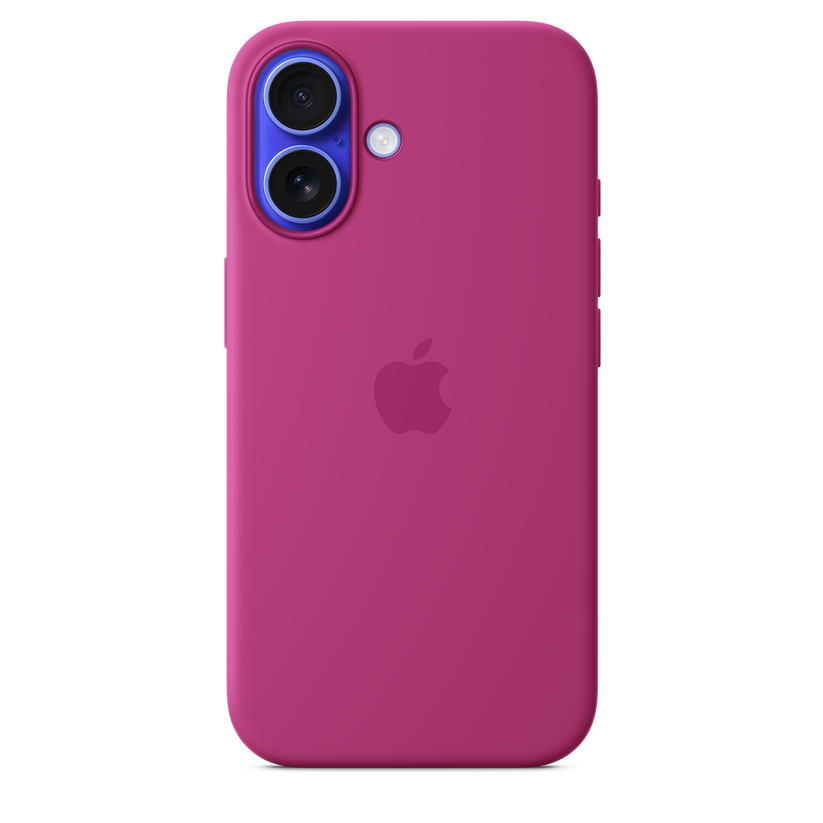 iPhone 16 Silicone Case with MagSafe - Fuchsia - iSTYLE BG