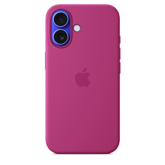 iPhone 16 Silicone Case with MagSafe - Fuchsia - iSTYLE BG