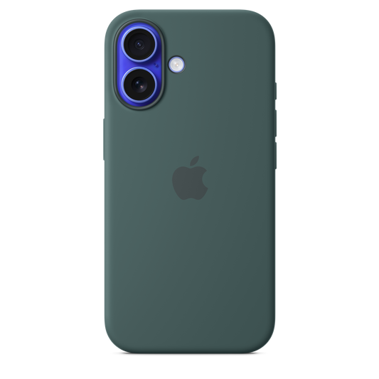 iPhone 16 Silicone Case with MagSafe - Lake Green - iSTYLE BG