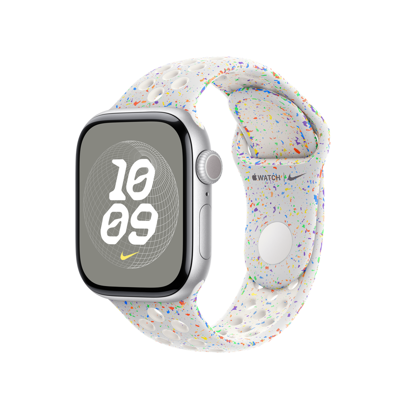 Каишка от Apple - 40 мм Pure Platinum Nike Sport Band - S/M - iSTYLE BG