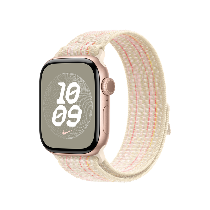 Каишка от Apple - 40 мм Starlight/Pink Nike Sport Loop - iSTYLE BG