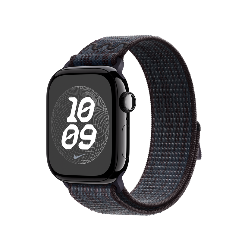 Каишка от Apple - 42 мм Black/Blue Nike Sport Loop - iSTYLE BG