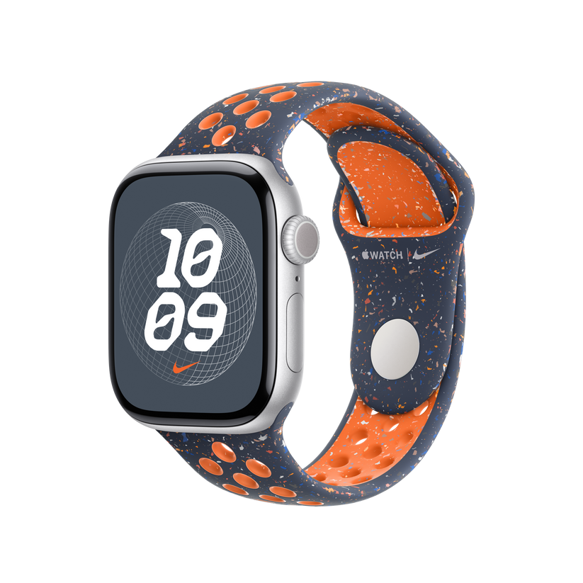 Каишка от Apple - 42 мм Blue Flame Nike Sport Band - S/M - iSTYLE BG