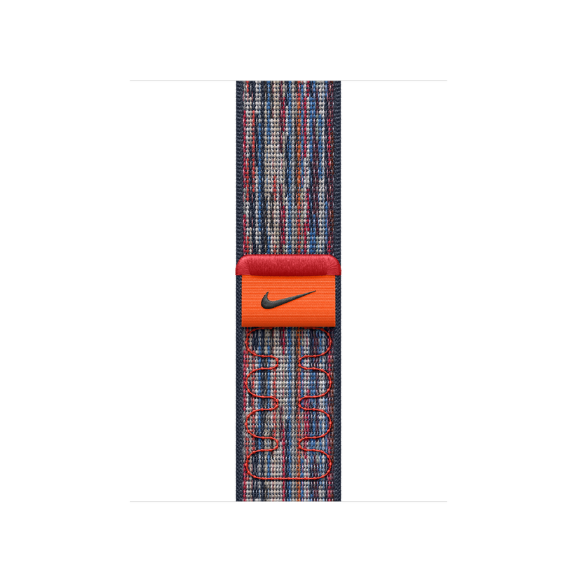 Каишка от Apple - 42 мм Blue/Red Nike Sport Loop - iSTYLE BG
