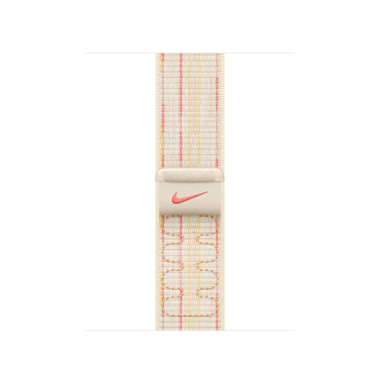 Каишка от Apple - 42 мм Starlight/Pink Nike Sport Loop - iSTYLE BG
