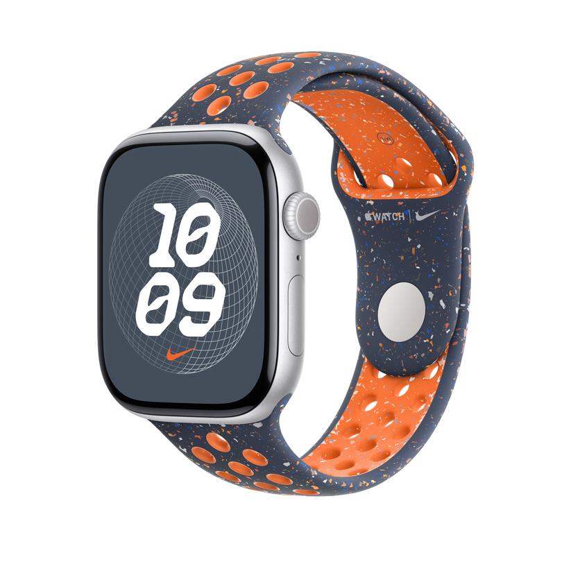 Каишка от Apple - 46 мм Blue Flame Nike Sport Band - M/L - iSTYLE BG