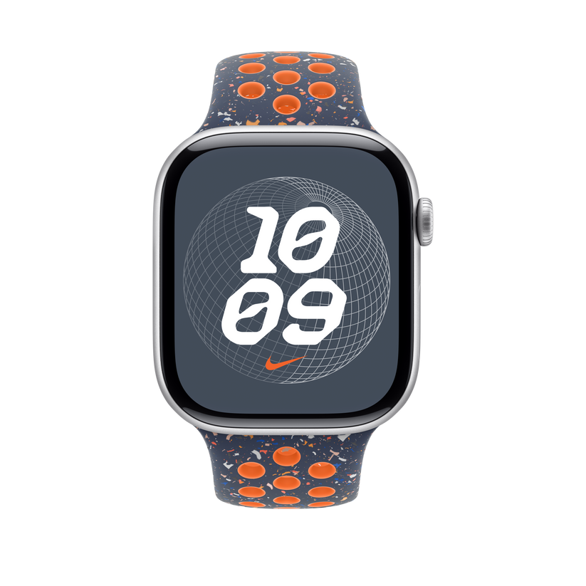 Каишка от Apple - 46 мм Blue Flame Nike Sport Band - M/L - iSTYLE BG