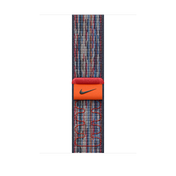 Каишка от Apple - 46 мм Blue/Red Nike Sport Loop - iSTYLE BG