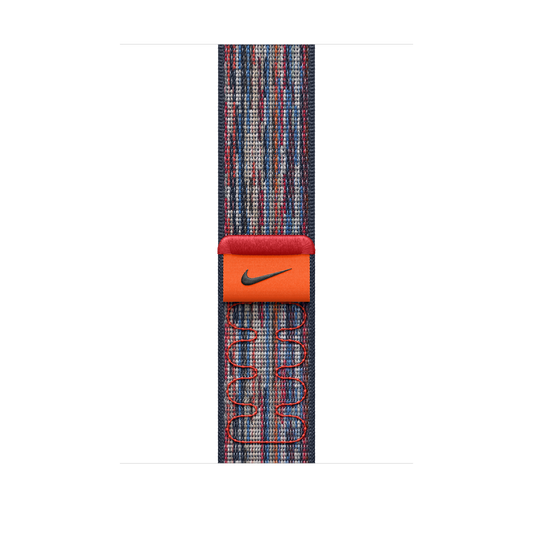 Каишка от Apple - 46 мм Blue/Red Nike Sport Loop - iSTYLE BG