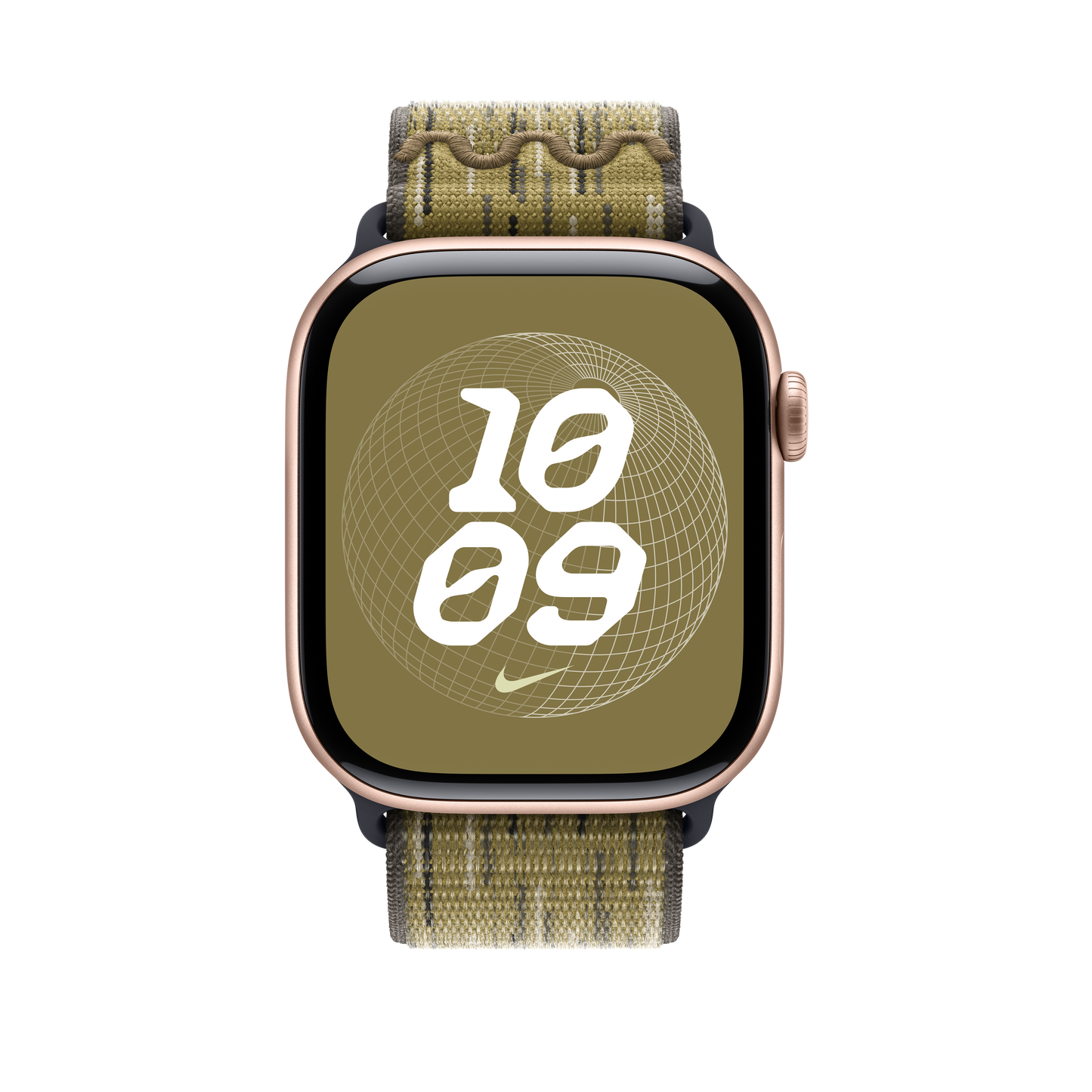 Каишка от Apple - 46 мм Green/Grey Nike Sport Loop - iSTYLE BG