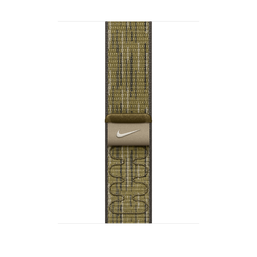 Каишка от Apple - 46 мм Green/Grey Nike Sport Loop - iSTYLE BG