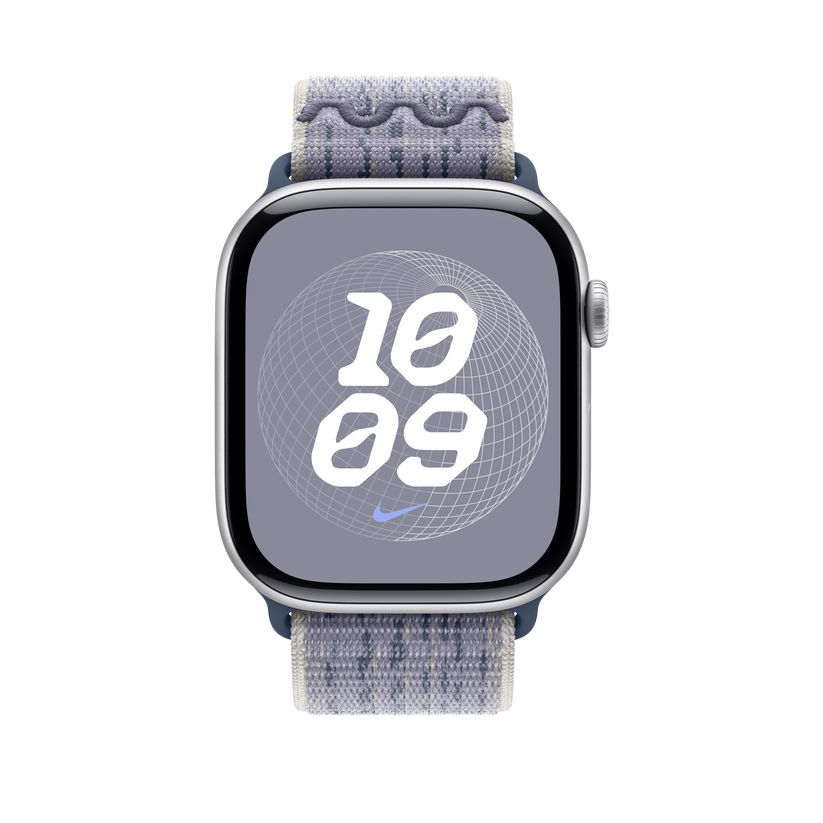 Каишка от Apple - 46 мм Grey/Blue Nike Sport Loop - iSTYLE BG