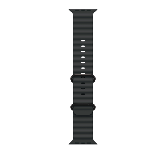 Каишка от Apple - 49 мм Black Ocean Band - Black Titanium Finish - iSTYLE BG