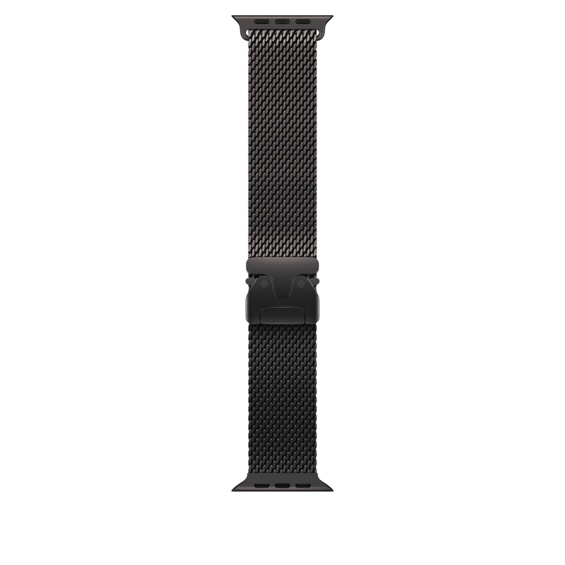 Каишка от Apple - 49 мм Black Titanium Milanese Loop - Medium - iSTYLE BG