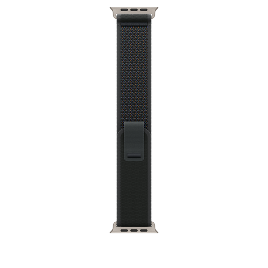 Каишка от Apple - 49 мм Black Trail Loop - M/L - Natural Titanium Finish - iSTYLE BG