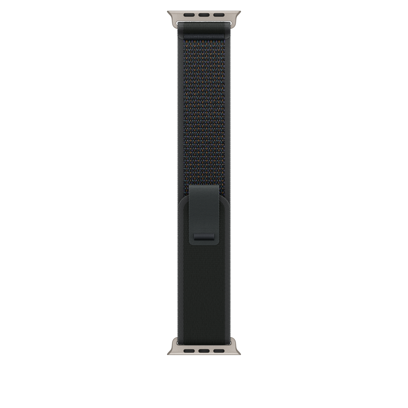 Каишка от Apple - 49 мм Black Trail Loop - S/M - Natural Titanium Finish - iSTYLE BG