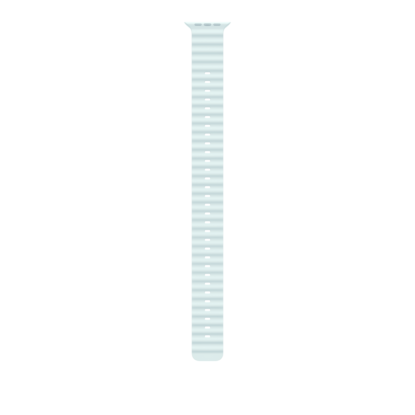 49mm Ice Blue Ocean Band Extension - Natural Titanium Finish - iSTYLE BG