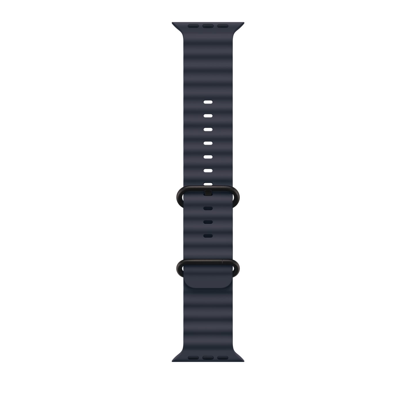 49mm Navy Ocean Band - Black Titanium Finish - iSTYLE BG