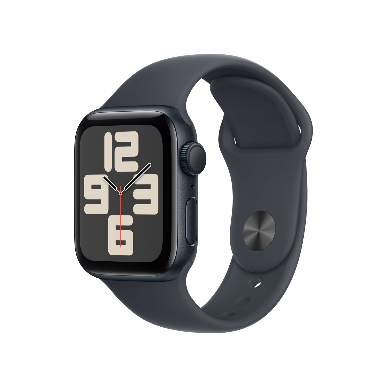 Apple Watch SE GPS 40mm Midnight Aluminium Case with Midnight Sport Band - M/L - iSTYLE BG