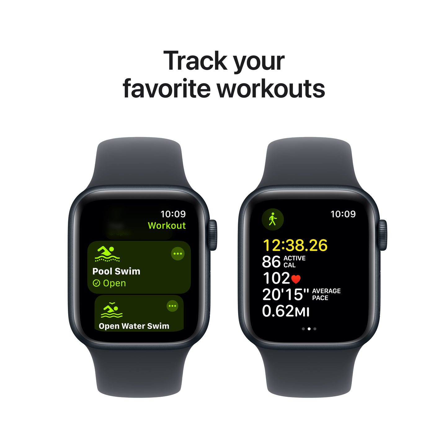 Apple Watch SE GPS 40mm Midnight Aluminium Case with Midnight Sport Band - S/M - iSTYLE BG