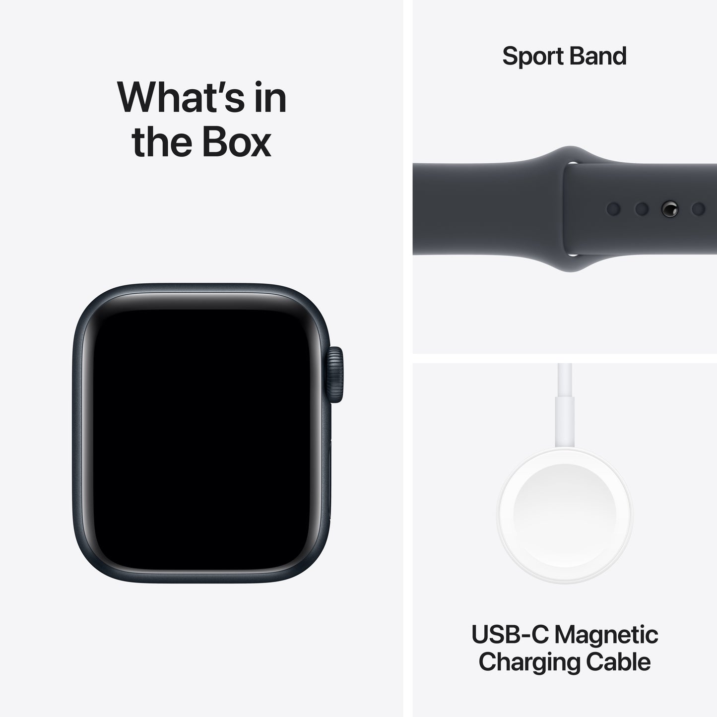 Apple Watch SE GPS 40mm Midnight Aluminium Case with Midnight Sport Band - S/M - iSTYLE BG
