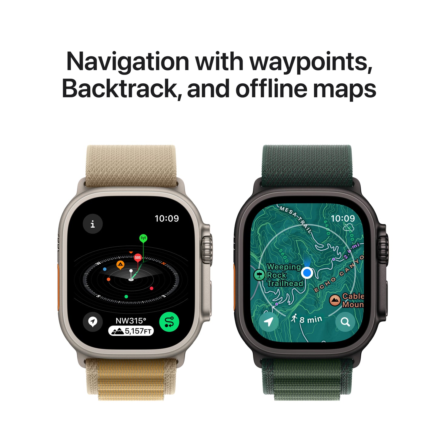 Apple Watch Ultra 2 GPS + Cellular 49mm Natural Titanium Case with Natural Titanium Milanese Loop - Large - iSTYLE BG