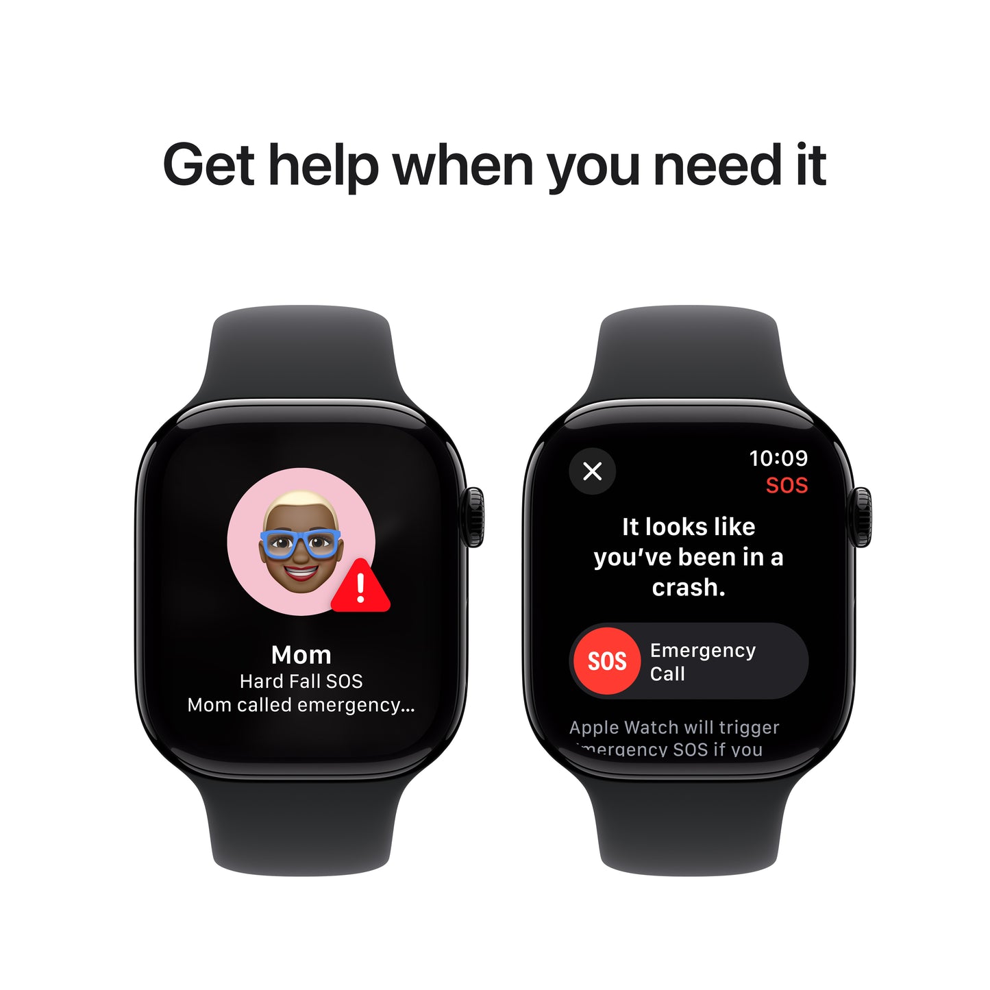 Apple Watch Series 10 GPS + Cellular 46mm Jet Black Aluminium Case with Black Sport Band - S/M - iSTYLE BG
