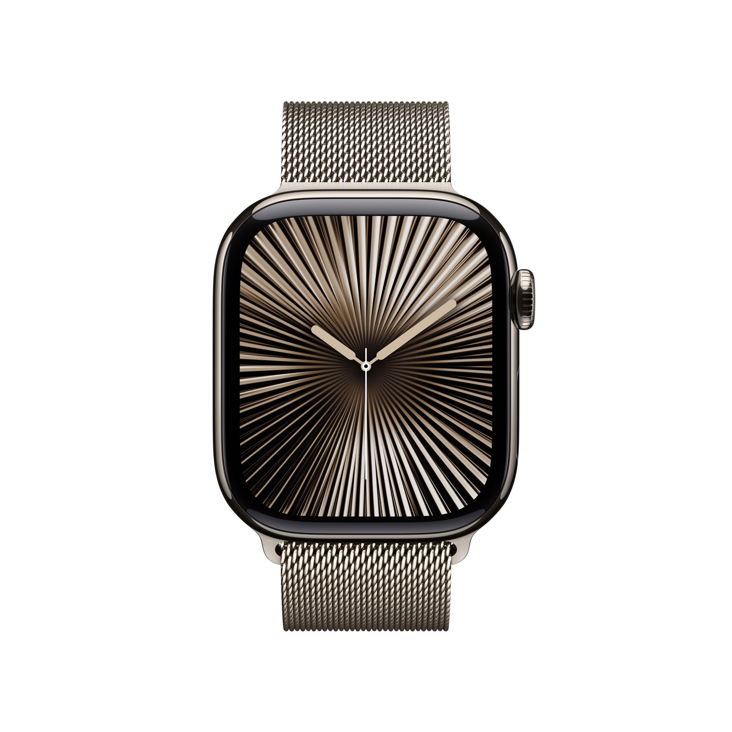 Apple Watch Series 10 GPS + Cellular 42mm Natural Titanium Case with Natural Milanese Loop - iSTYLE BG
