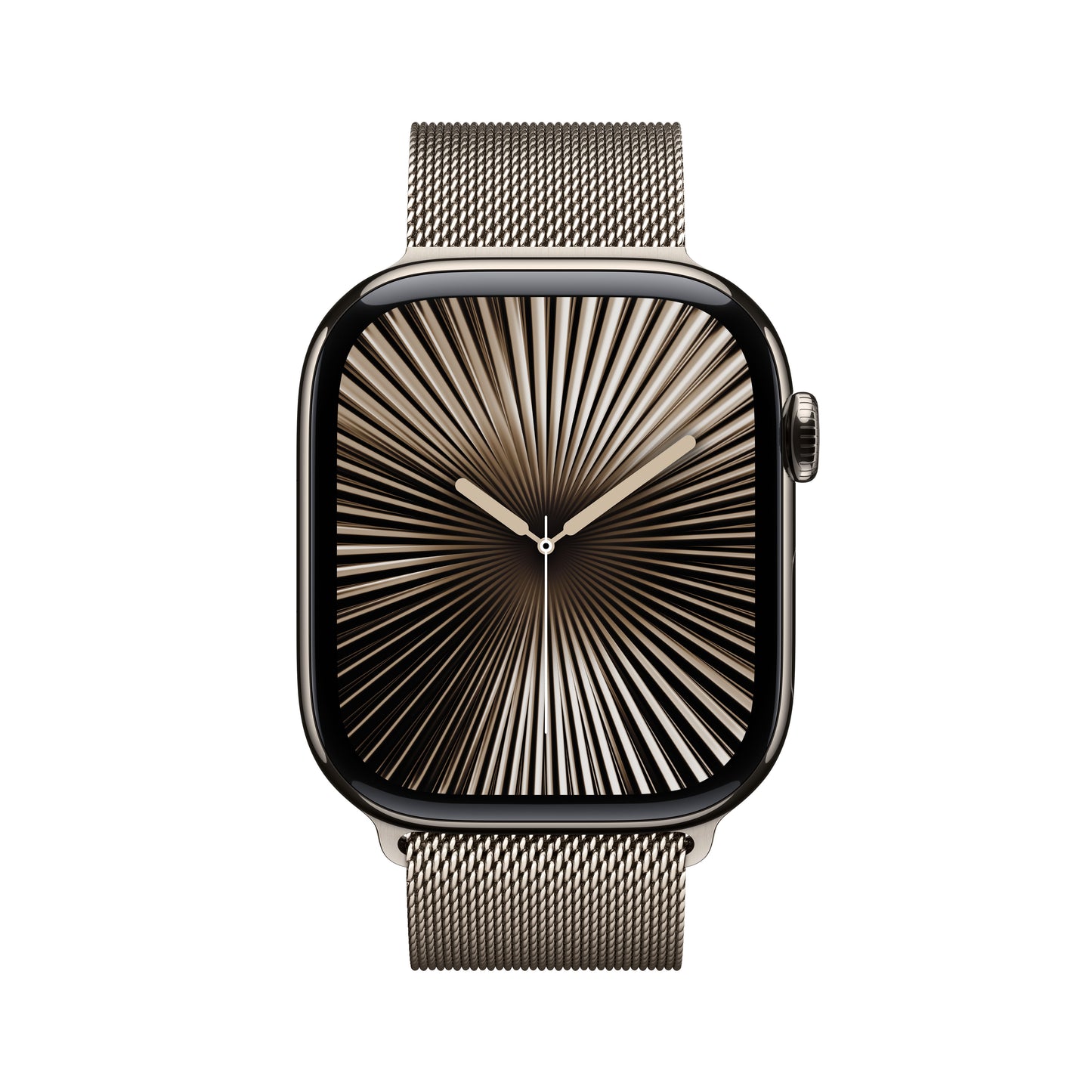 Apple Watch Series 10 GPS + Cellular 46mm Natural Titanium Case with Natural Milanese Loop - S/M - iSTYLE BG