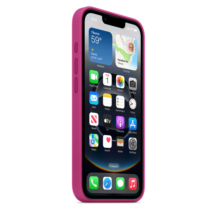 iPhone 16e Silicone Case – Fuchsia - iSTYLE BG