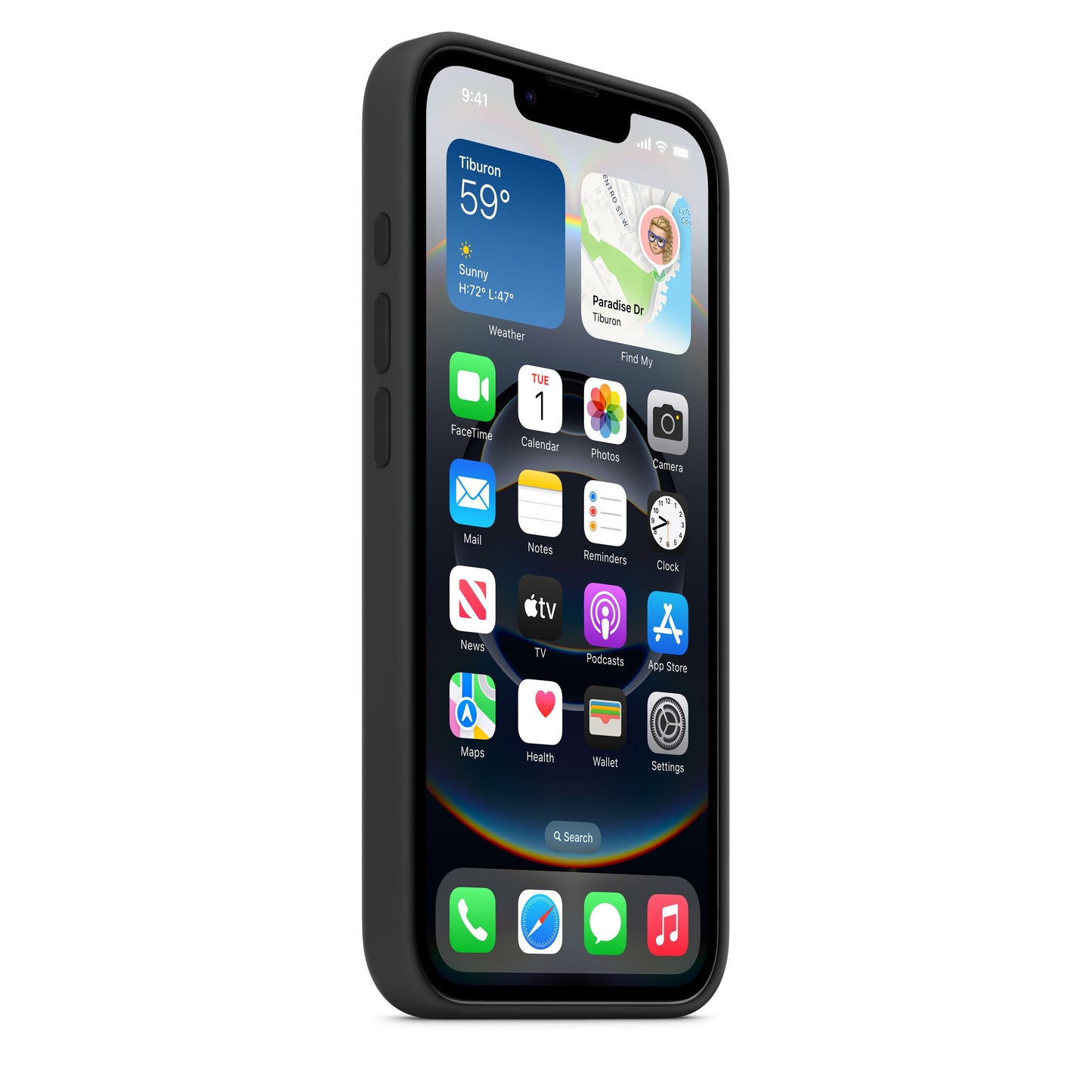 iPhone 16e Silicone Case – Black - iSTYLE BG