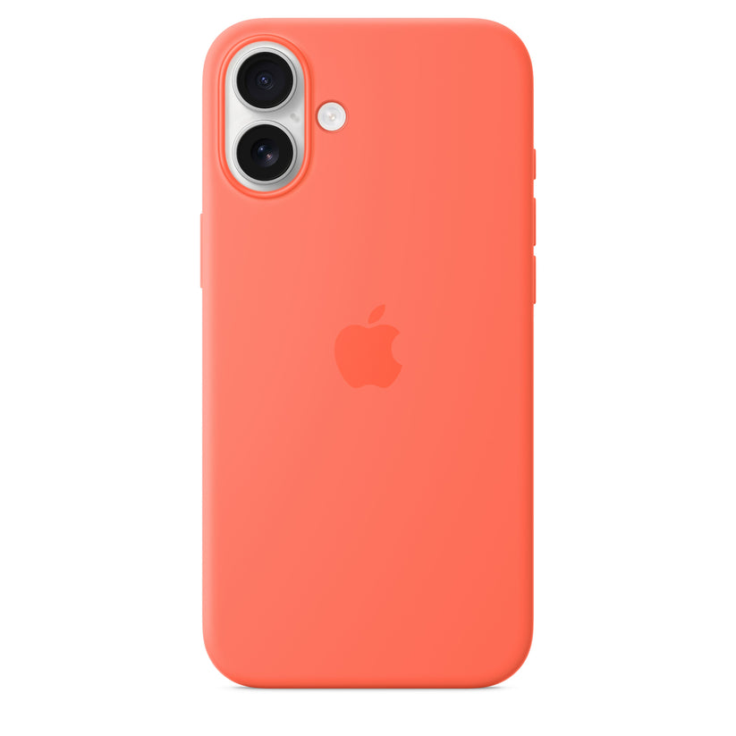 iPhone 16 Plus Silicone Case with MagSafe – Tangerine - iSTYLE BG
