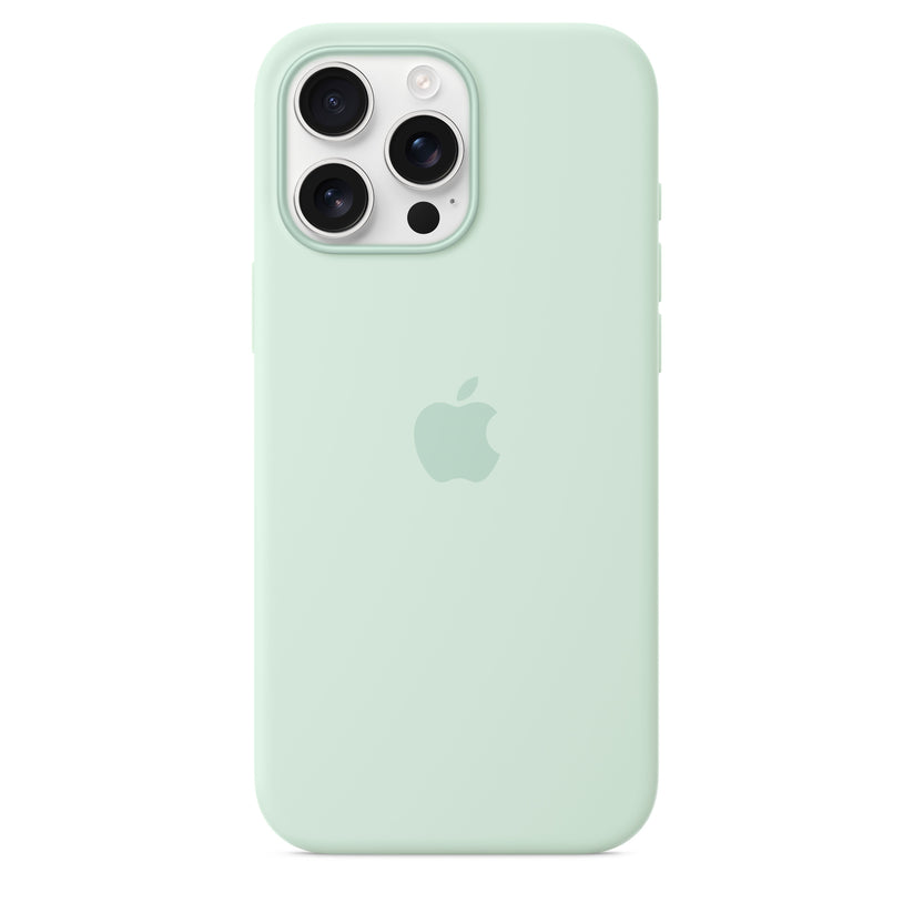 iPhone 16 Pro Max Silicone Case with MagSafe – Aquamarine - iSTYLE BG