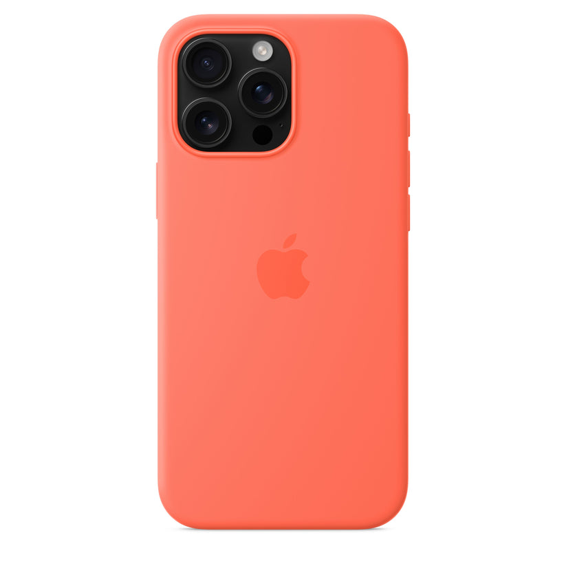iPhone 16 Pro Max Silicone Case with MagSafe – Tangerine - iSTYLE BG