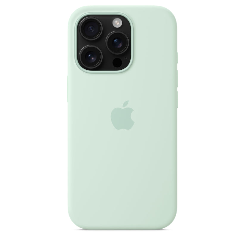 iPhone 16 Pro Silicone Case with MagSafe - Aquamarine - iSTYLE BG