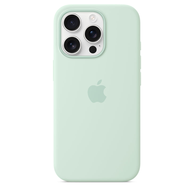 iPhone 16 Pro Silicone Case with MagSafe - Aquamarine - iSTYLE BG