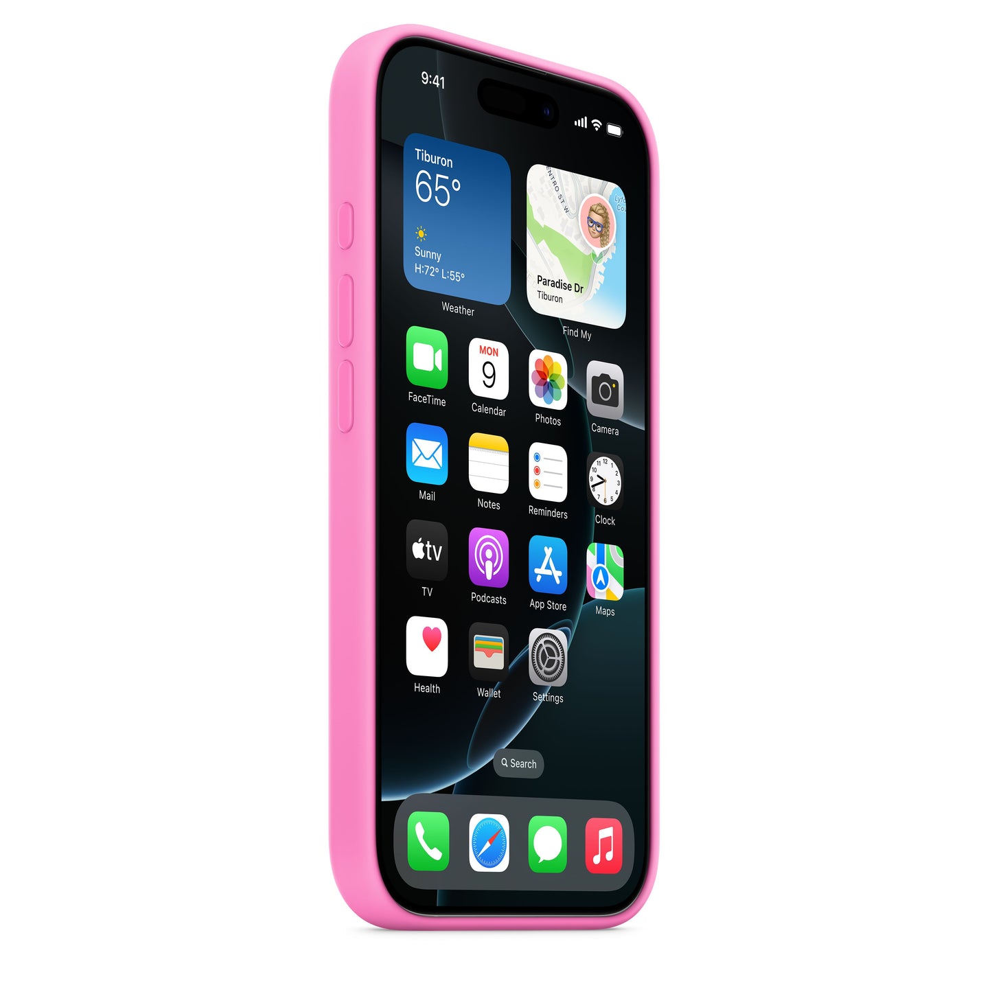 iPhone 16 Pro Silicone Case with MagSafe - Peony - iSTYLE BG