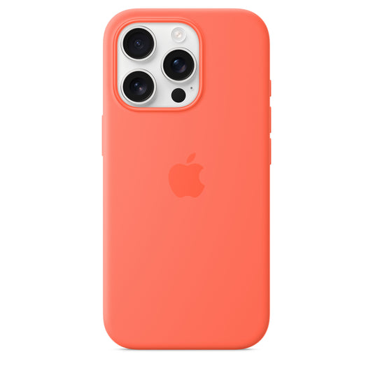 iPhone 16 Pro Silicone Case with MagSafe - Tangerine - iSTYLE BG