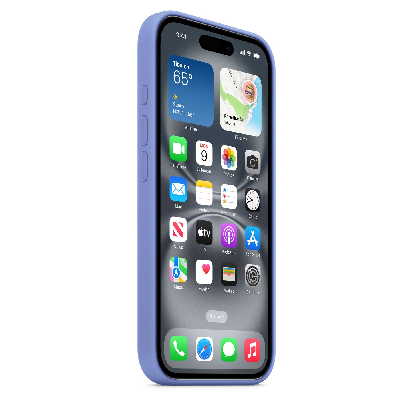 iPhone 16 Silicone Case with MagSafe – Periwinkle - iSTYLE BG