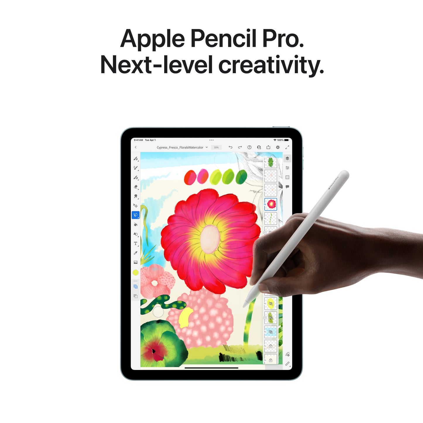 11-inch iPad Air Wi-Fi + Cellular 1TB - Blue (M3) - iSTYLE BG