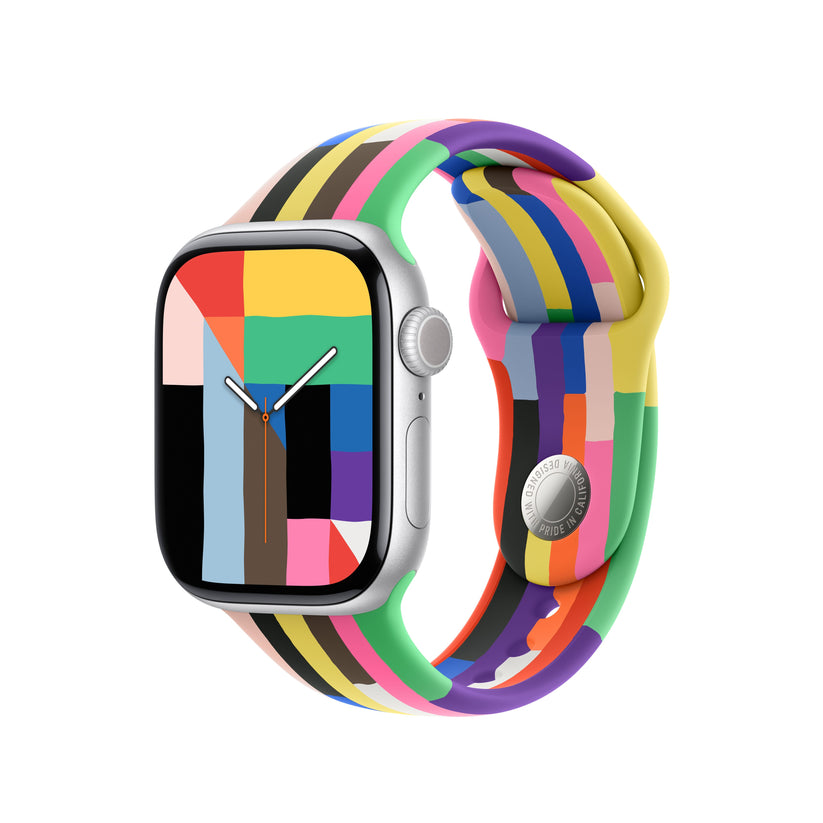 Каишка от Apple - 42 мм Pride Edition Sport Band - S/M - iSTYLE BG