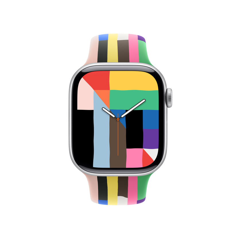 Каишка от Apple - 42 мм Pride Edition Sport Band - S/M - iSTYLE BG