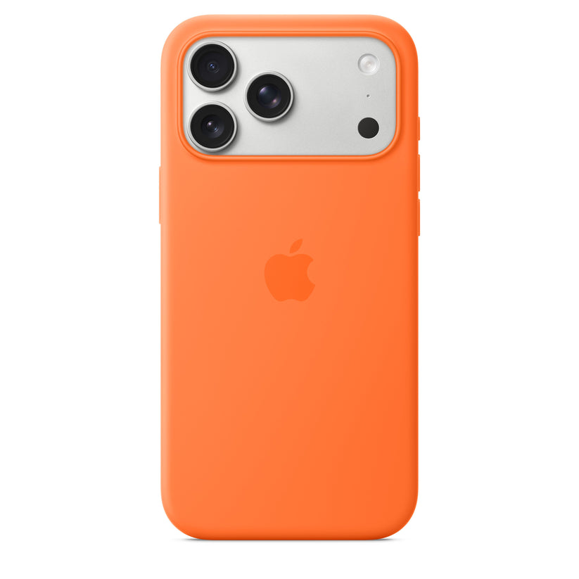 iPhone 17 Pro Max Silicone Case with MagSafe – Orange - iSTYLE BG