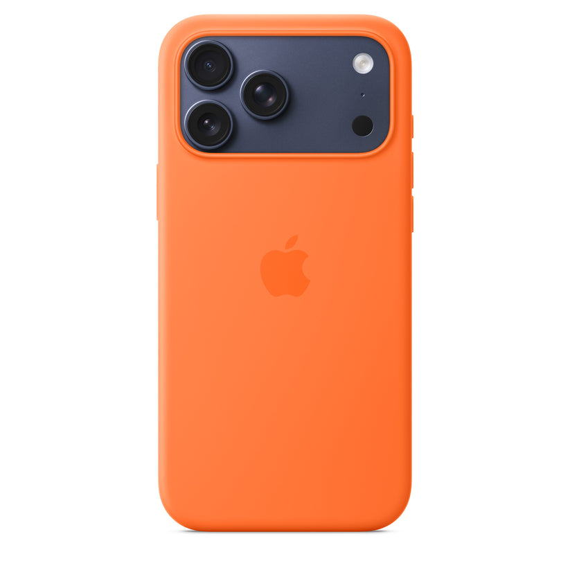 iPhone 17 Pro Max Silicone Case with MagSafe – Orange - iSTYLE BG
