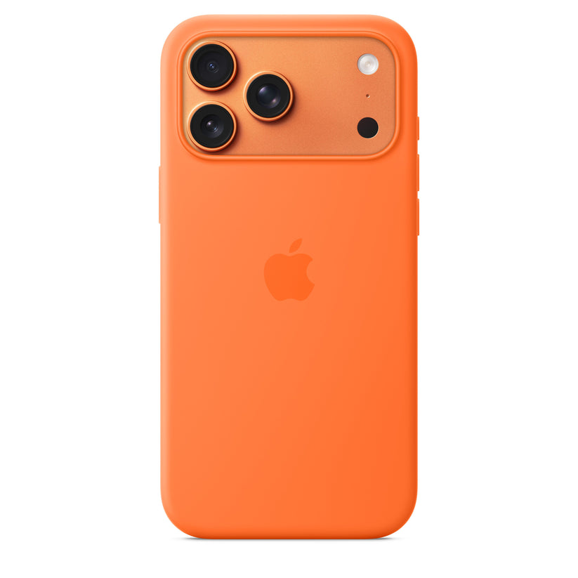 iPhone 17 Pro Max Silicone Case with MagSafe – Orange - iSTYLE BG