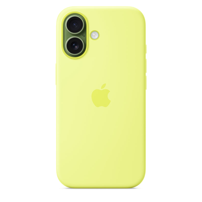 iPhone 17 Silicone Case with MagSafe - Neon Yellow - iSTYLE BG