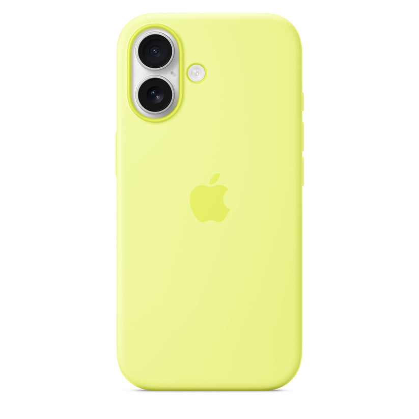 iPhone 17 Silicone Case with MagSafe - Neon Yellow - iSTYLE BG