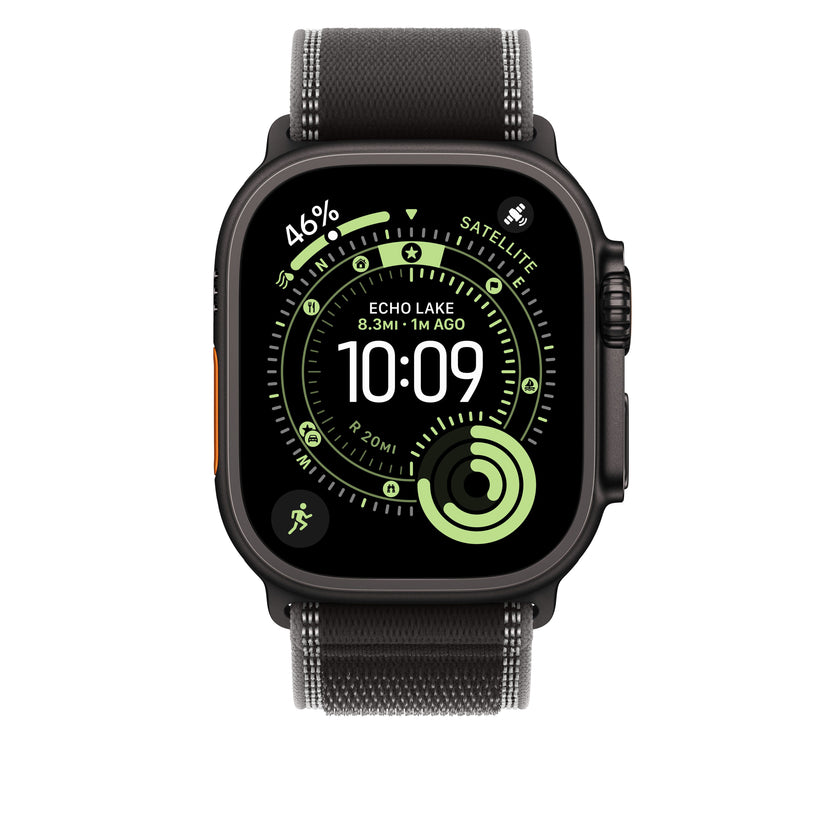 49mm Black/Charcoal Trail Loop - S/M - Black Titanium Finish - iSTYLE BG