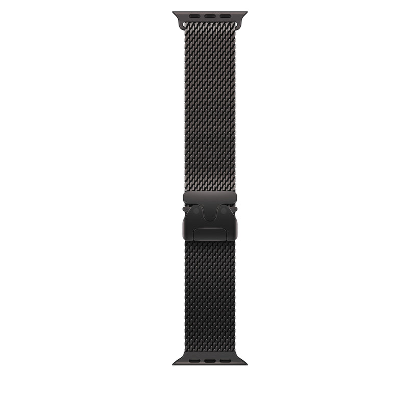 49mm Black Titanium Milanese Loop - Large - iSTYLE BG