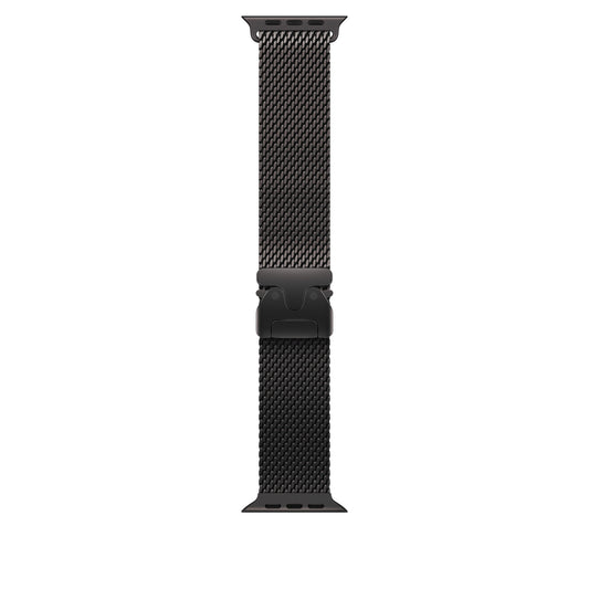 49mm Black Titanium Milanese Loop - Large - iSTYLE BG